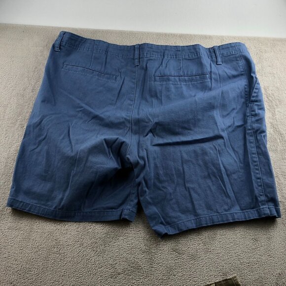 George Mens Shorts Size 42 Lot Of Two Casual Summer Chino Classic Khaki Tan Blue - Picture 9 of 16